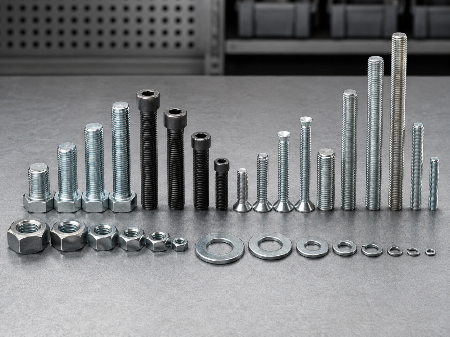 DIN standard fasteners