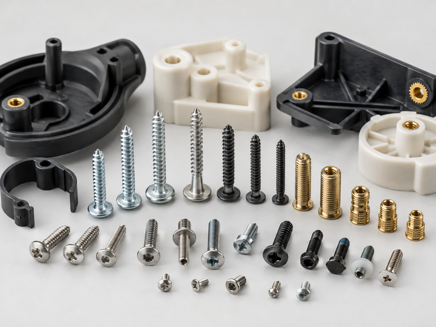 Fasteners for plastics